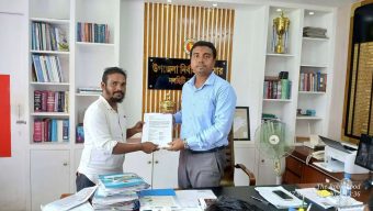 নলছিটিতে নদী ভাঙন রোধ ও পুনর্বাসনের দাবিতে ৪৫টি ক্ষতিগ্রস্ত পরিবারের তালিকা জমা