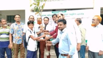 শতবর্ষী নথুল্লাবাদ উচ্চ বিদ্যালয়ে সবুজের বার্তা, বৃক্ষরোপণে সাবেক এপিপি আল-আমিন